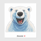 Ausgenommener Polar Aufkleber (Blatt)