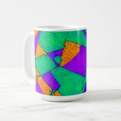 Ausgenutzt - Ken Gage Abstrakt Kaffeetasse (Vorderseite Links)