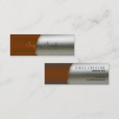 Ausgepackte Schokoladen-Bar-Geschäfts-Karte Mini Visitenkarte (Vorne/Hinten)