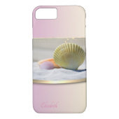 Ausgereift,Ombre, Seashells -Personalisiert Case-Mate iPhone Hülle (Rückseite)
