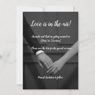 Ausgereift Save the Date Einladung