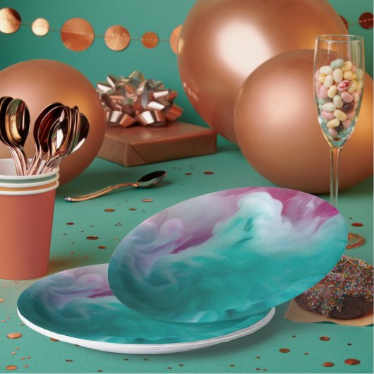 Ausgereifte 9" Round Paper Teller für Upscale (Multi)