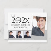 Ausgereifte Abschluss-Fotocollage Mitteilungskarte (Vorderseite)