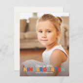 Ausgereifte Ankündigung des Kindergarten-Abschluss (Vorne/Hinten)