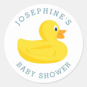 Ausgereifte Duck Baby Shower Stickers