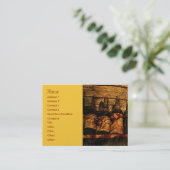 Ausgereifte Eiche Visitenkarte (Stehend Vorderseite)