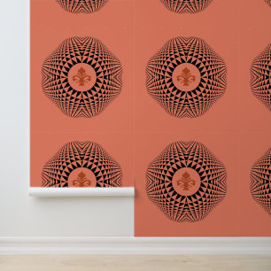 Ausgereifte geometrische Muster Tapete