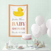 Ausgereifte Gummidusche Neutral Baby Duwer Banner