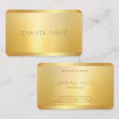 Ausgereifte Imitate Gold Beruflich Template Chic Visitenkarte (Vorne/Hinten)