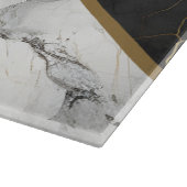 Ausgereifte Marble Monogram Cutting Board Schneidebrett (Ecke)