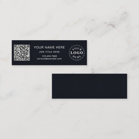 Ausgereifte Maroon-Muster Slim Custom Mini Telefonnummerkarte (Vorne/Hinten)