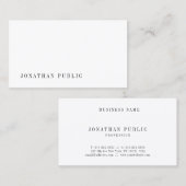 Ausgereifte minimale Berufliche moderne Vorlage Visitenkarte (Vorne/Hinten)