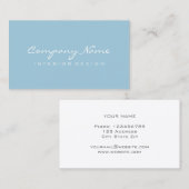 Ausgereifte minimalistische Visitenkartenvorlage Visitenkarte (Vorne/Hinten)