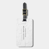 Ausgereifte Minimalistische Wall Bricks Beruflich Gepäckanhänger (Vorderseite vertikal)