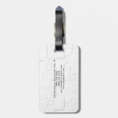 Ausgereifte Minimalistische Wall Bricks Beruflich Gepäckanhänger (Rückseite vertikal)