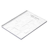 Ausgereifte Minimalistische Wall Bricks Beruflich Notizblock (Linke Seite)