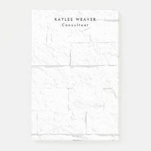 Ausgereifte Minimalistische Wall Bricks Beruflich Post-it Klebezettel