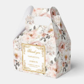 Ausgereifte, rosafarbene Gastgeschenk Hochzeit Geschenkschachtel (Vorderseite)