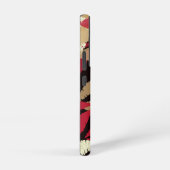 Ausgereifte Rote Lippen Monogramm Samsung Galaxy Hülle (Rechte Seite)