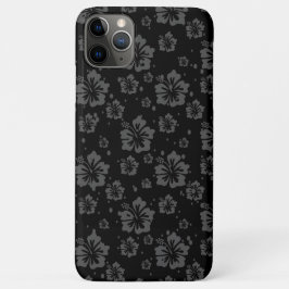 Ausgereifte Schlichte schwarze Mute Floral Case-Mate iPhone Hülle