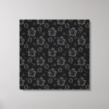 Ausgereifte Schlichte schwarze Mute Floral
