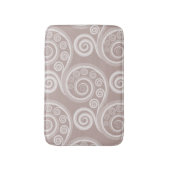 Ausgereifte silbergraue Blätter Bath Mat Badematte (Vorderseite Vertikal)