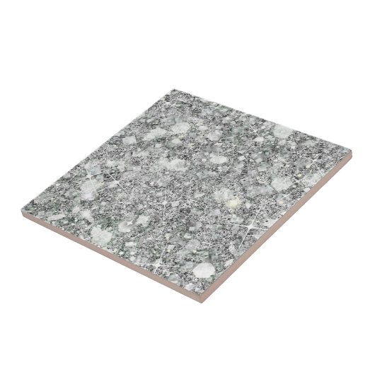 Ausgereifte Silver Color Imitats Glitzer Solid Fliese (Seite)