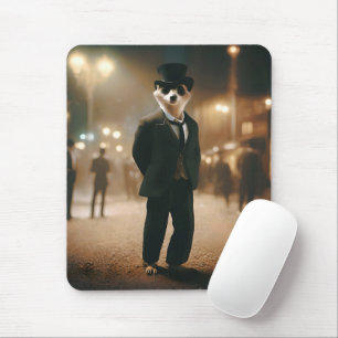 Ausgereifte Surikate: Meerkat's Black Krawatte Eve Mousepad