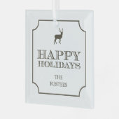 Ausgereifte Tag-Sonderanfertigungen Ornament Aus Glas (Vorderseite links)