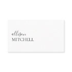 Ausgereifte trendy Girly Script Minimal White