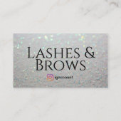 Ausgereifter Eyelash Visitenkarte (Rückseite)