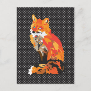 Ausgereifter Fuchs Postkarte