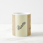 Ausgereifter Goldbrief L Elegant Monogram Kaffeetasse (Mittel)