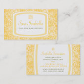 Ausgereiftes Gelb Visitenkarte (Vorne/Hinten)