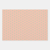 Ausgereiftes Peach Wrapping Paper Flat Sheet Set Geschenkpapier Set (Vorderseite 3)