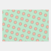 Ausgereiftes Peach Wrapping Paper Flat Sheet Set Geschenkpapier Set (Vorderseite 2)