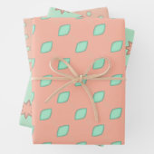 Ausgereiftes Peach Wrapping Paper Flat Sheet Set Geschenkpapier Set (Beispiel)
