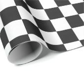 Ausgereiftes Schwarz-Weiß-Muster Geschenkpapier (Rolleneckpunkt)