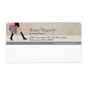 Ausgereiftes Shopper Shipping Label (Vorne)