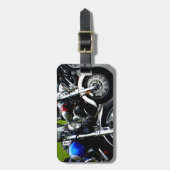 Ausgerichtet Gepäckanhänger (Vorderseite vertikal)