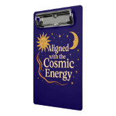 Ausgerichtet mit der kosmischen Energie Boho Celes Mini Klemmbrett (Gewinkelt2)
