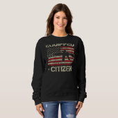 Ausgerüsteter Bürger - 2nd Amendment Pro Gun USA A Sweatshirt (Vorne ganz)
