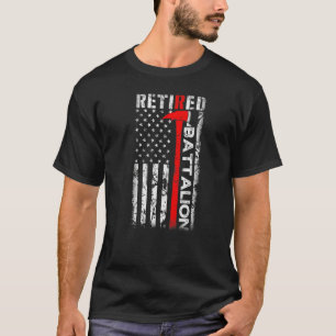Ausgeschiedener Bataillonschef Ruhestand Feuerwehr T-Shirt