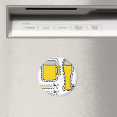ausgeschnittenes Bier und Zigaretten Magnet (In Situ (Geschirrspüler))