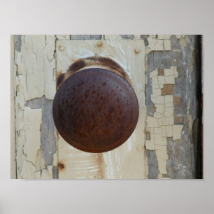 Ausgesetzte Tür Poster