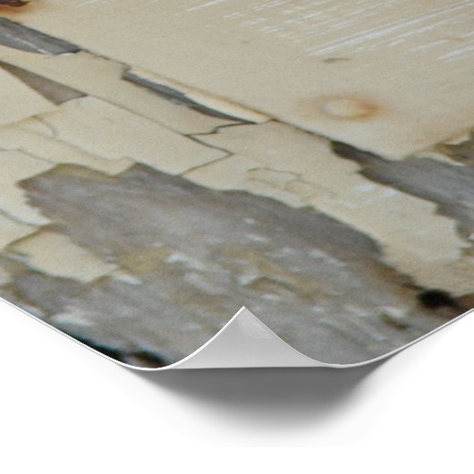 Ausgesetzte Tür Poster (Ecke)