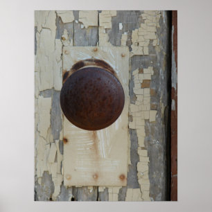 Ausgesetzte Tür Poster