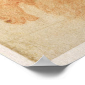 Ausgesetzter Engel und Architekturskizze, c.1600 Poster (Ecke)