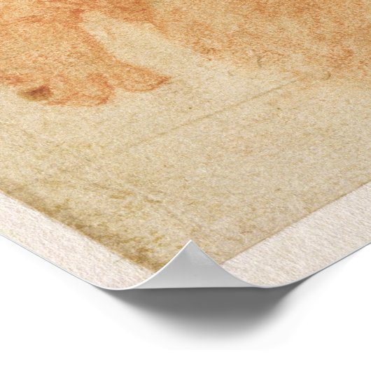 Ausgesetzter Engel und Architekturskizze, c.1600 Poster (Ecke)