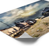 Ausgesetztes Bahnhofsplakat Poster (Ecke)
